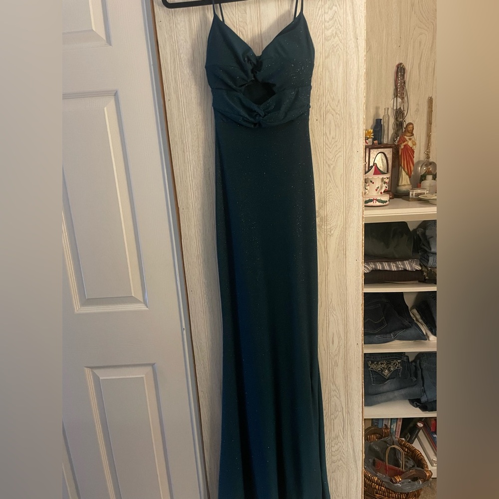 Windsor Teal Maxi Dress
